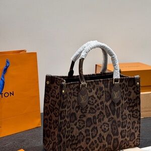 Louis Vuitton Brown Leopard Tote